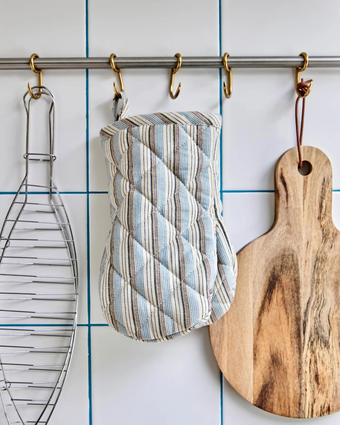 Küchenhandschuh, HDChef, Blau;Sand in Blau, Sand präsentiert im Onlineshop von KAQTU Design AG. Küchentuch ist von House Doctor