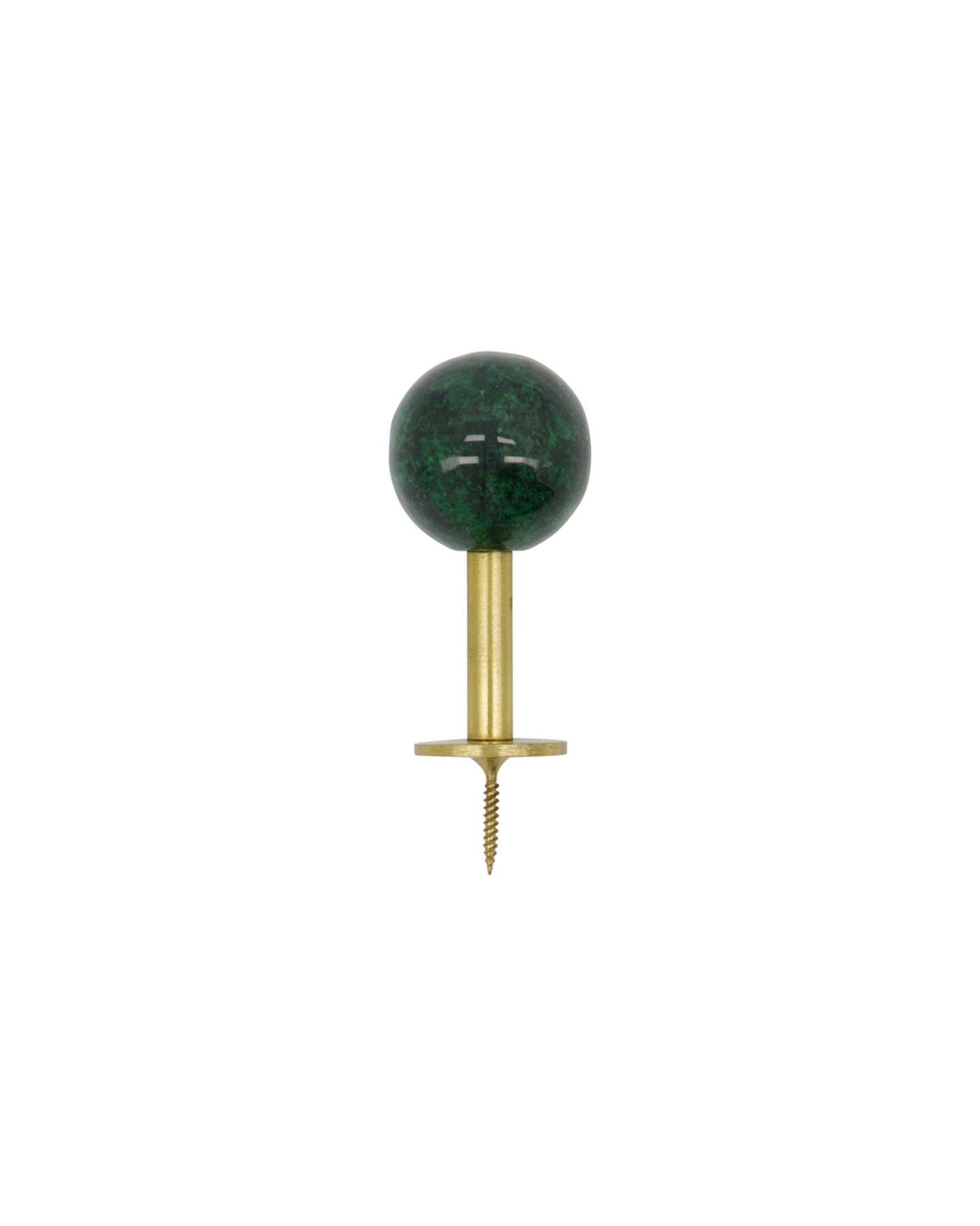 Haken, HDBall, Grün in Grün präsentiert im Onlineshop von KAQTU Design AG. Kleiderhaken ist von House Doctor