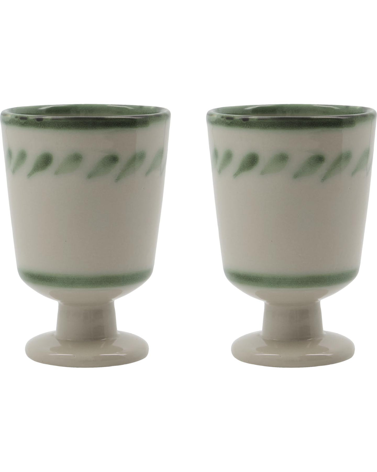 Tasse, HDDiva, Off-White;Grün in Off-White, Grün präsentiert im Onlineshop von KAQTU Design AG. Kanne ist von House Doctor