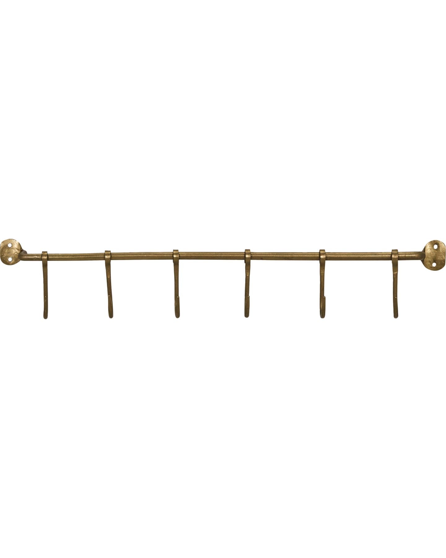 Rack, HDHooks, Messing in Messing präsentiert im Onlineshop von KAQTU Design AG. Kleiderhaken ist von House Doctor