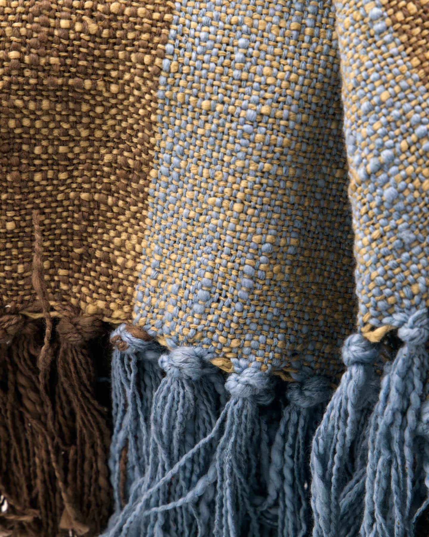 Decke, HDPonra, Braun;Hellblau in Braun, Hellblau präsentiert im Onlineshop von KAQTU Design AG. Wolldecke ist von House Doctor