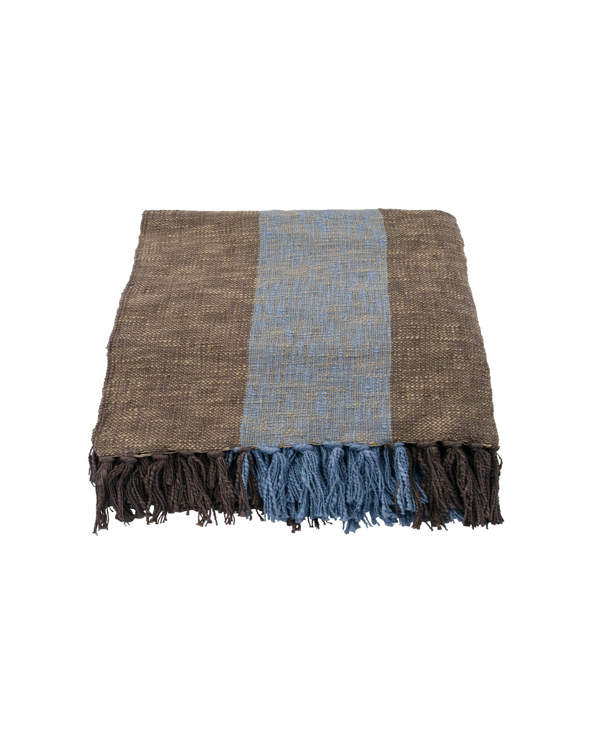 Decke, HDPonra, Braun,Hellblau in Braun, Hellblau präsentiert im Onlineshop von KAQTU Design AG. Wolldecke ist von House Doctor