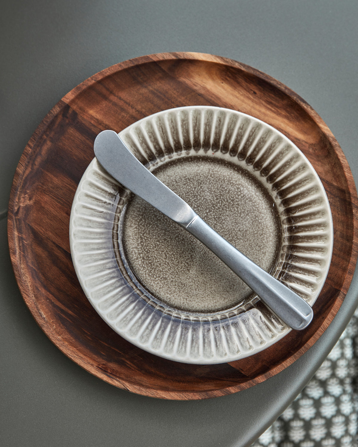 Buttermesser HDMora aus glattem Edelstahl in Silber-Finish, Küchenmesser von House Doctor