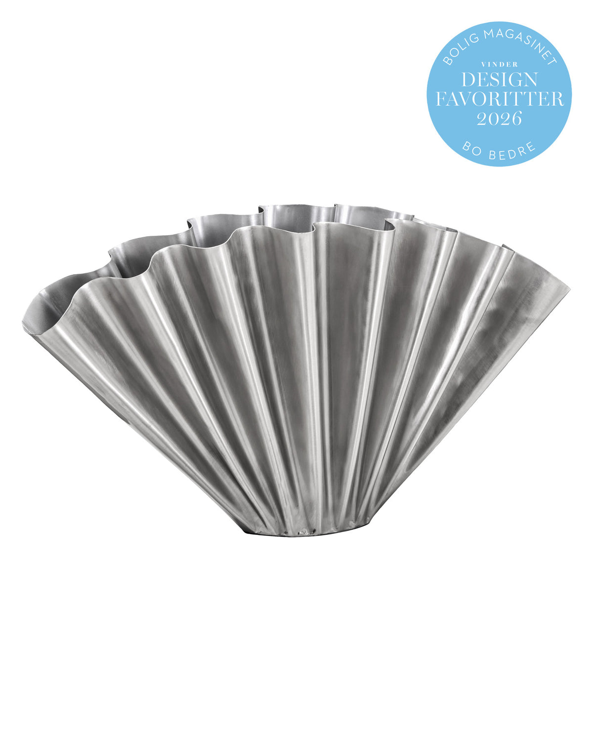 Vase, HDFlood, Gebürstetes Silber-Finish in Gebürstetes Silber-Finish präsentiert im Onlineshop von KAQTU Design AG. Vase ist von House Doctor