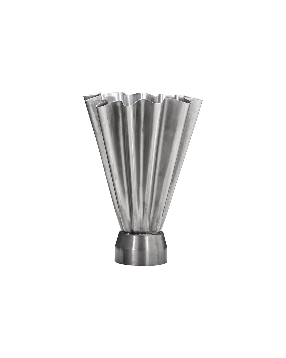 Vase, HDFlood, Gebürstetes Silber-Finish in Gebürstetes Silber-Finish präsentiert im Onlineshop von KAQTU Design AG. Vase ist von House Doctor