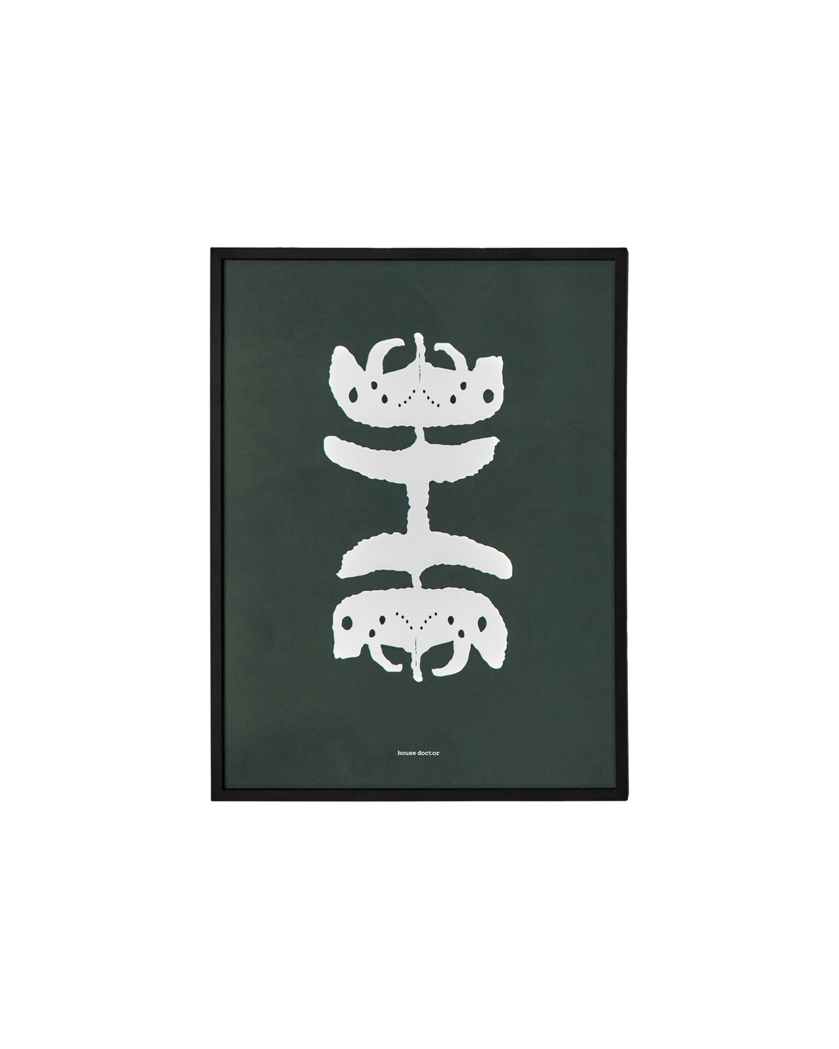 Wandobjekt, HDFairy, Dunkelgrün,Weiss in Dunkelgrün, Weiß präsentiert im Onlineshop von KAQTU Design AG. Wanddeko ist von House Doctor