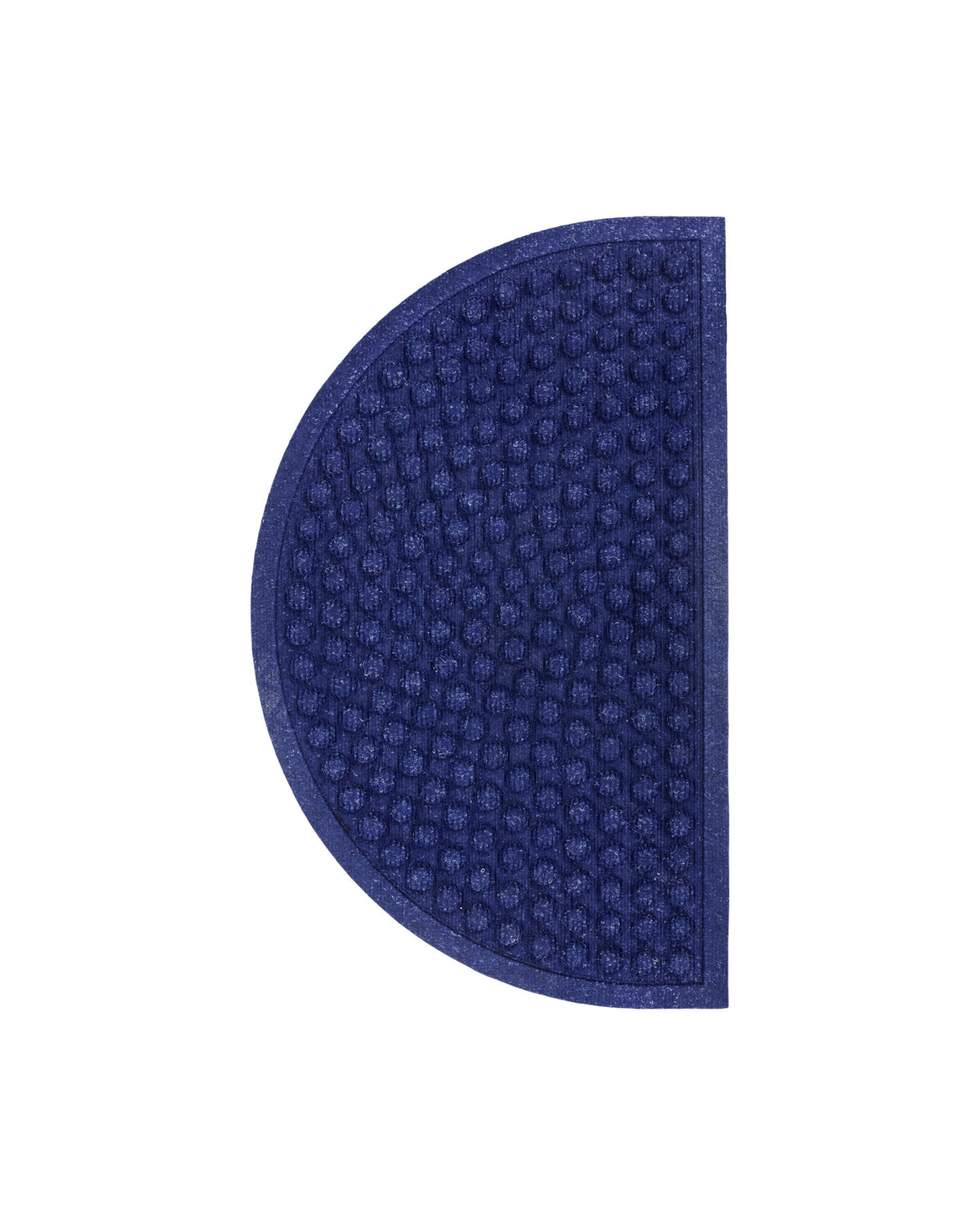 Blaue halbrunde Fussmatte HDEntry von House Doctor mit strukturierter Oberfläche aus Polypropylen;Blaue halbrunde Fussmatte HDEntry von House Doctor mit strukturierter Oberfläche aus Polypropylen;Blaue halbrunde Fussmatte HDEntry von House Doctor mit strukturierter Oberfläche aus Polypropylen