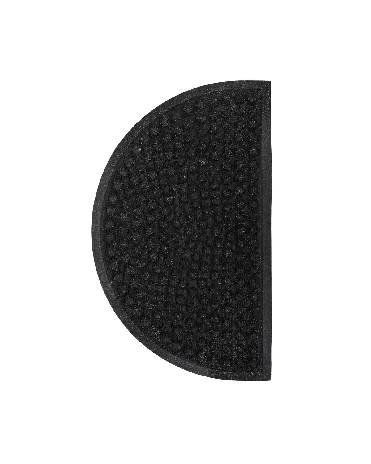 Fußmatte, HDEntry, Half Round, Schwarz in Black präsentiert im Onlineshop von KAQTU Design AG. Fussmatte ist von House Doctor