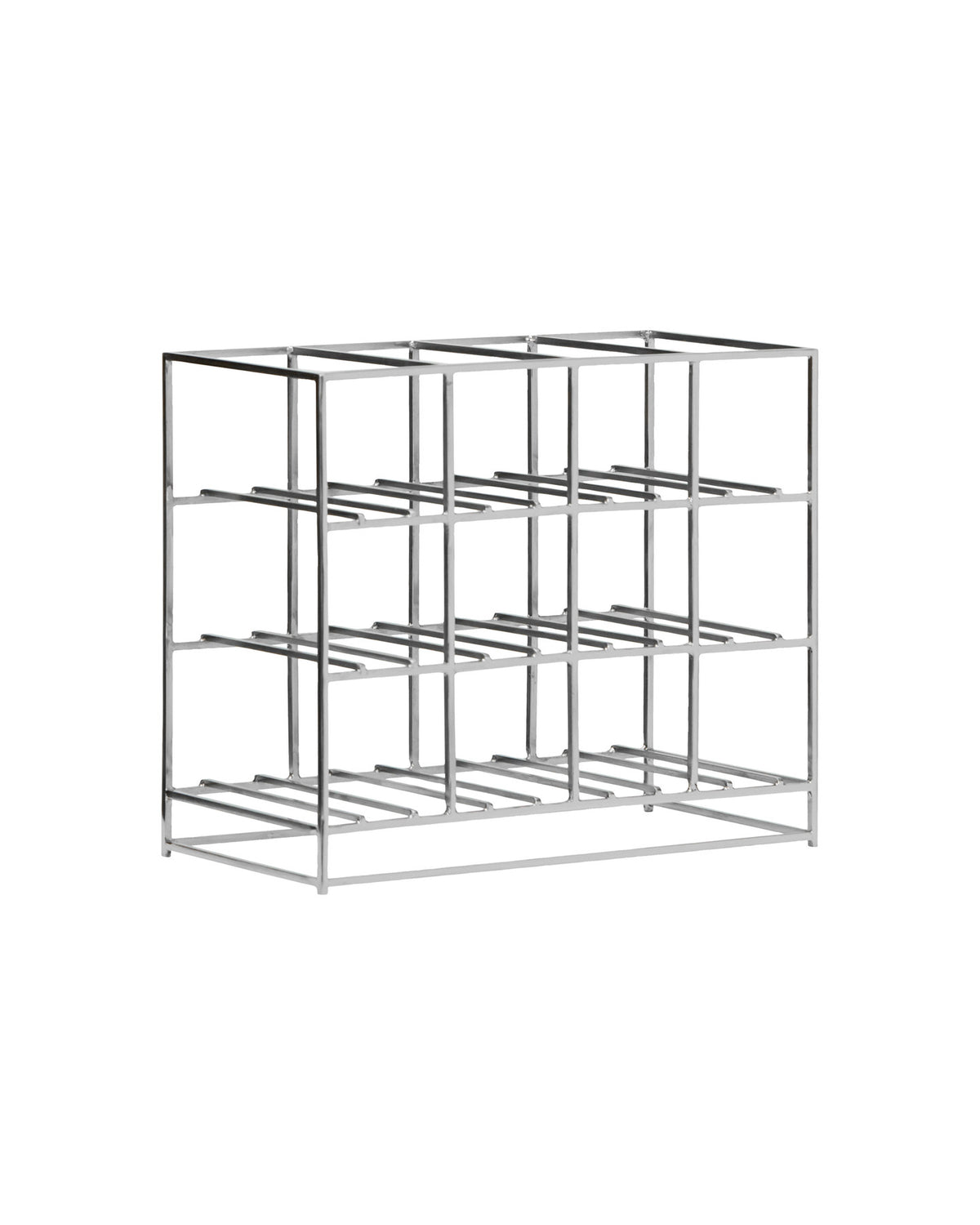 Weinregal, HD12, Silber-Finish in Silver finish präsentiert im Onlineshop von KAQTU Design AG. Weinregal ist von House Doctor
