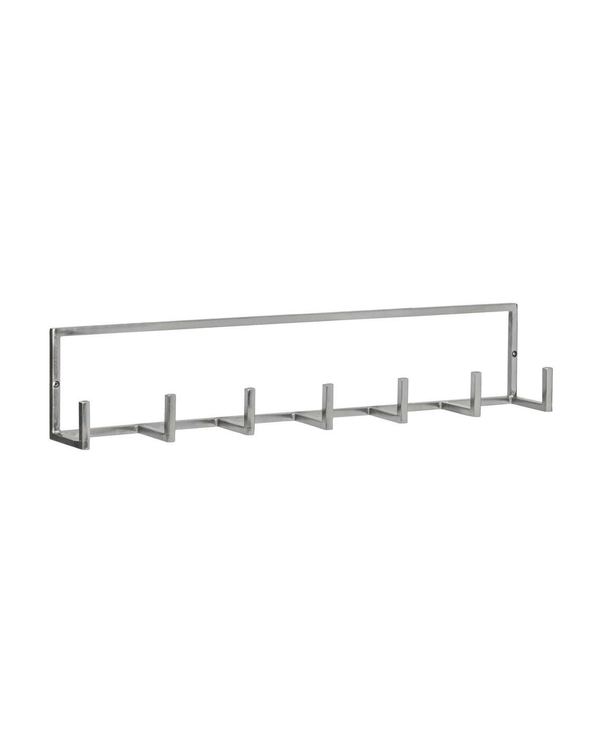 Hakenleiste, HDRack, Silber-Finish in Silberfarben präsentiert im Onlineshop von KAQTU Design AG. Kleiderhaken ist von House Doctor