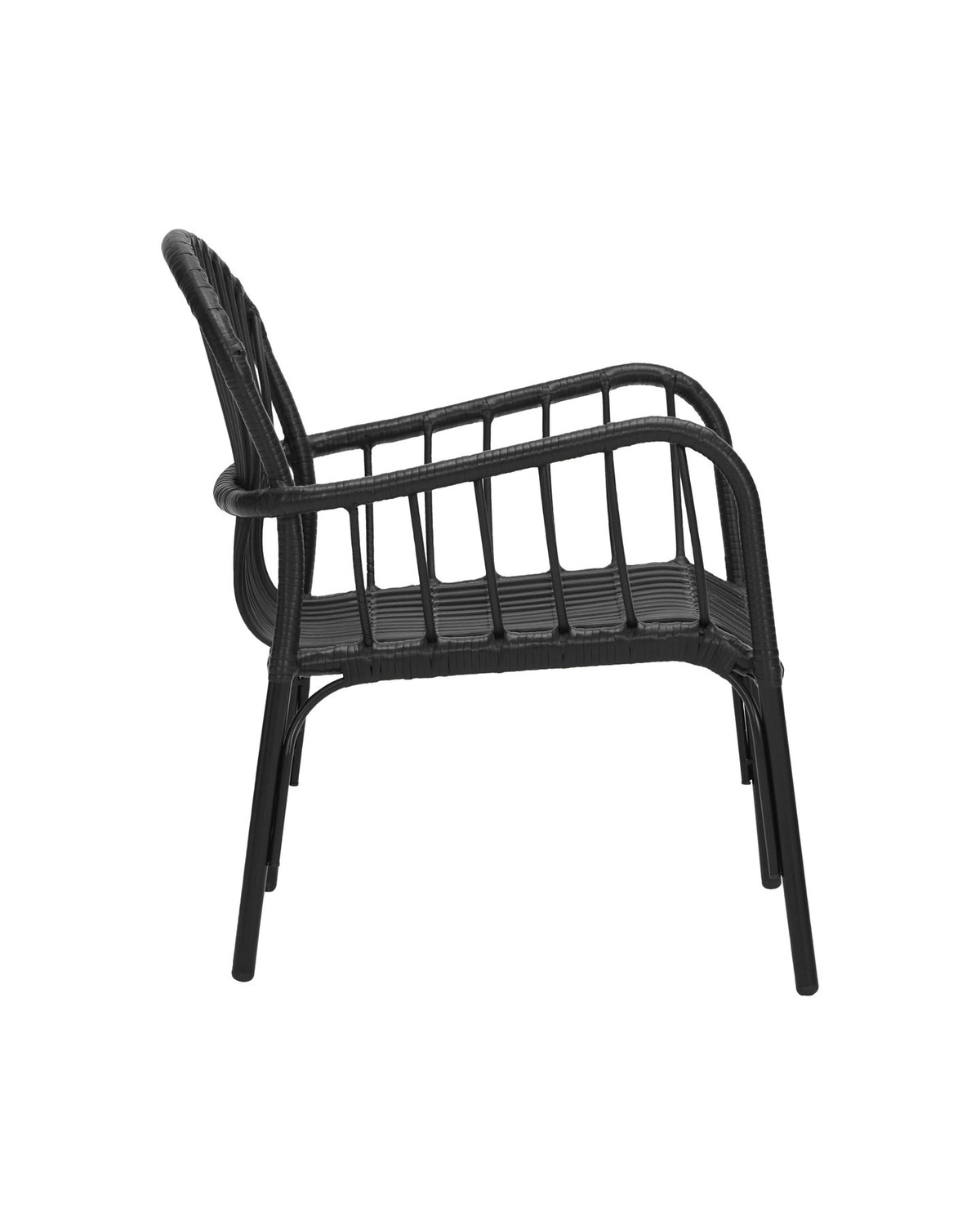 Loungesessel, HDBrea, Schwarz in Black präsentiert im Onlineshop von KAQTU Design AG. Outdoor-Sessel ist von House Doctor