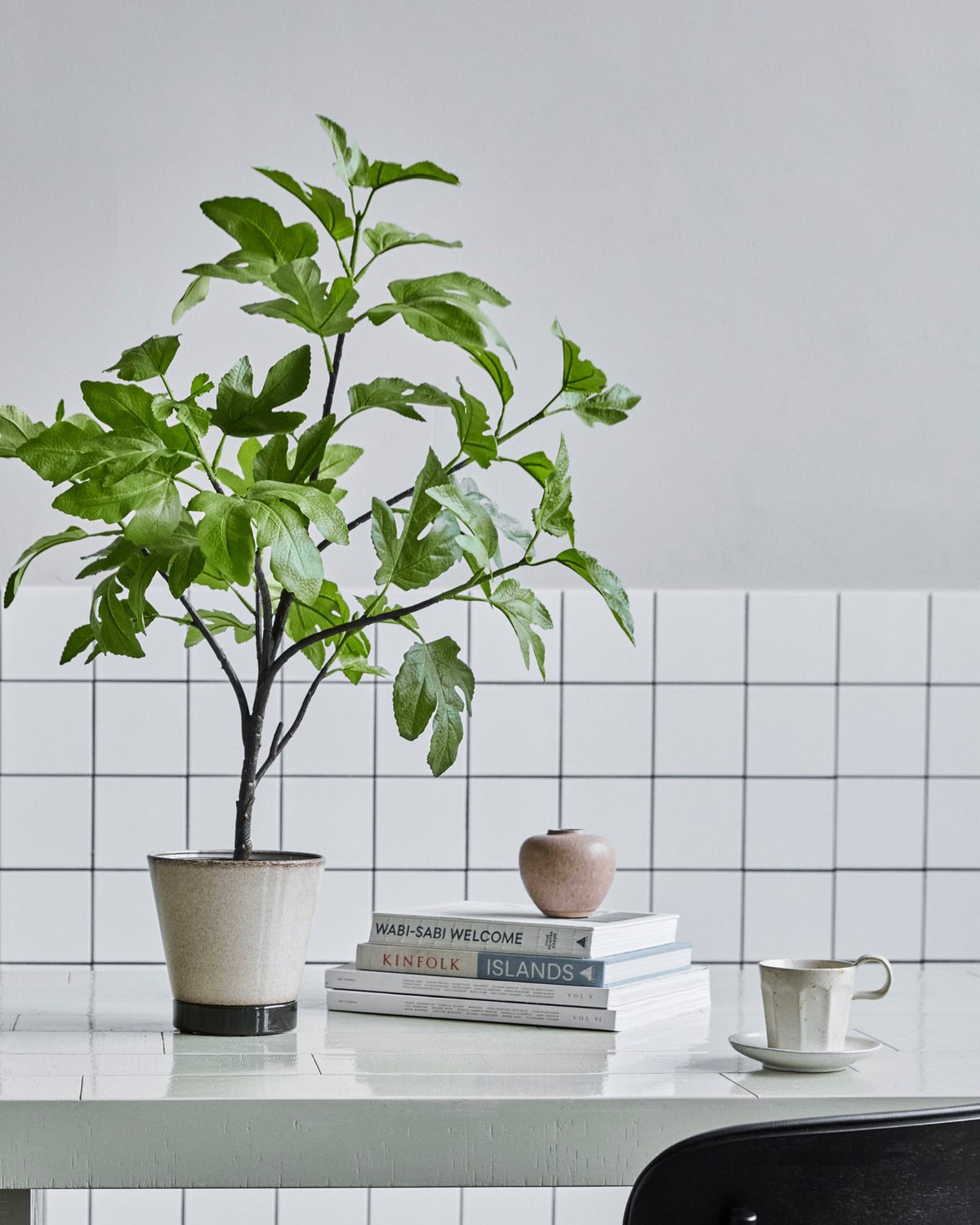 Künstliche Pflanze, HDFig, Grün in Green präsentiert im Onlineshop von KAQTU Design AG. Kunstpflanze ist von House Doctor
