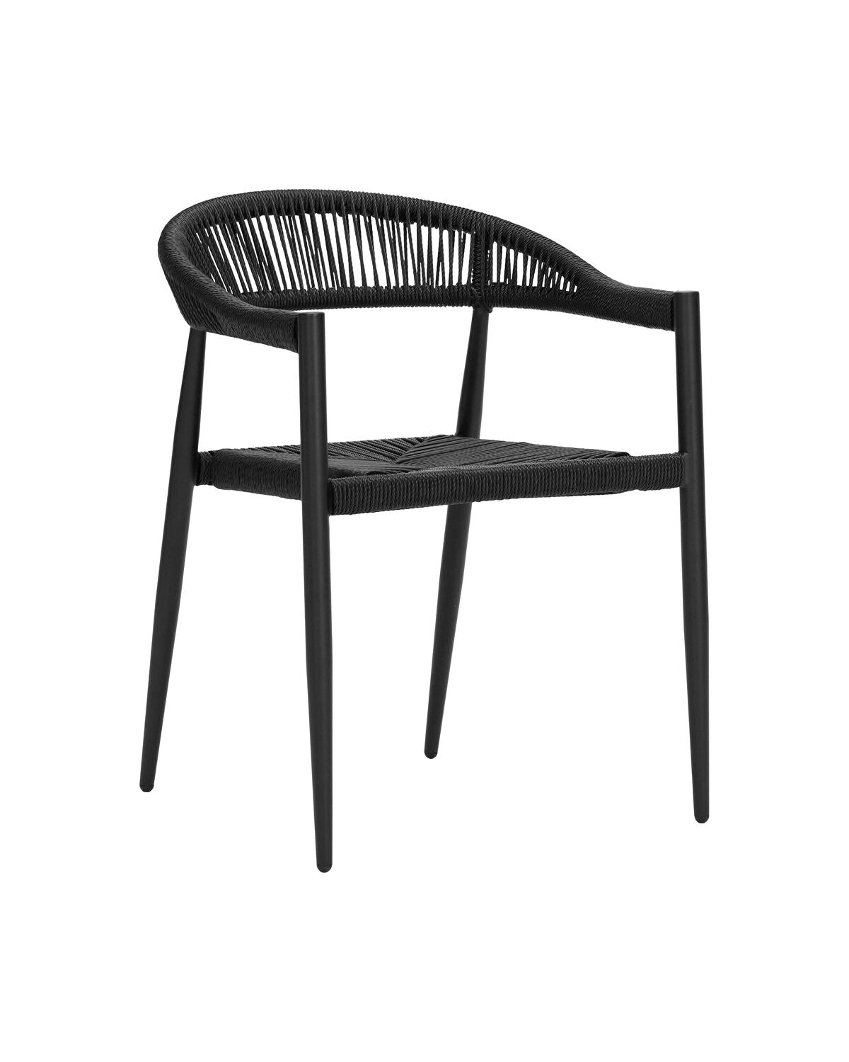 Stuhl, HDCoon, Schwarz in Black präsentiert im Onlineshop von KAQTU Design AG. Gartenstuhl ist von House Doctor