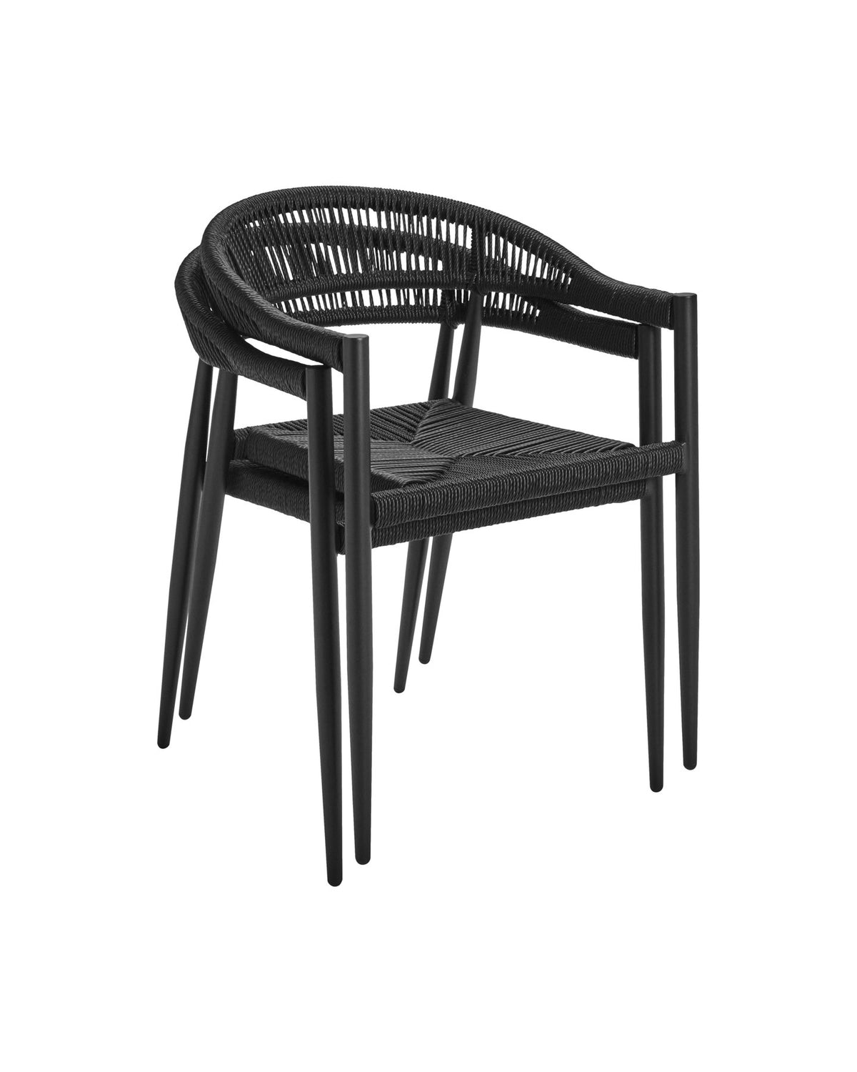 Stuhl, HDCoon, Schwarz in Black präsentiert im Onlineshop von KAQTU Design AG. Gartenstuhl ist von House Doctor