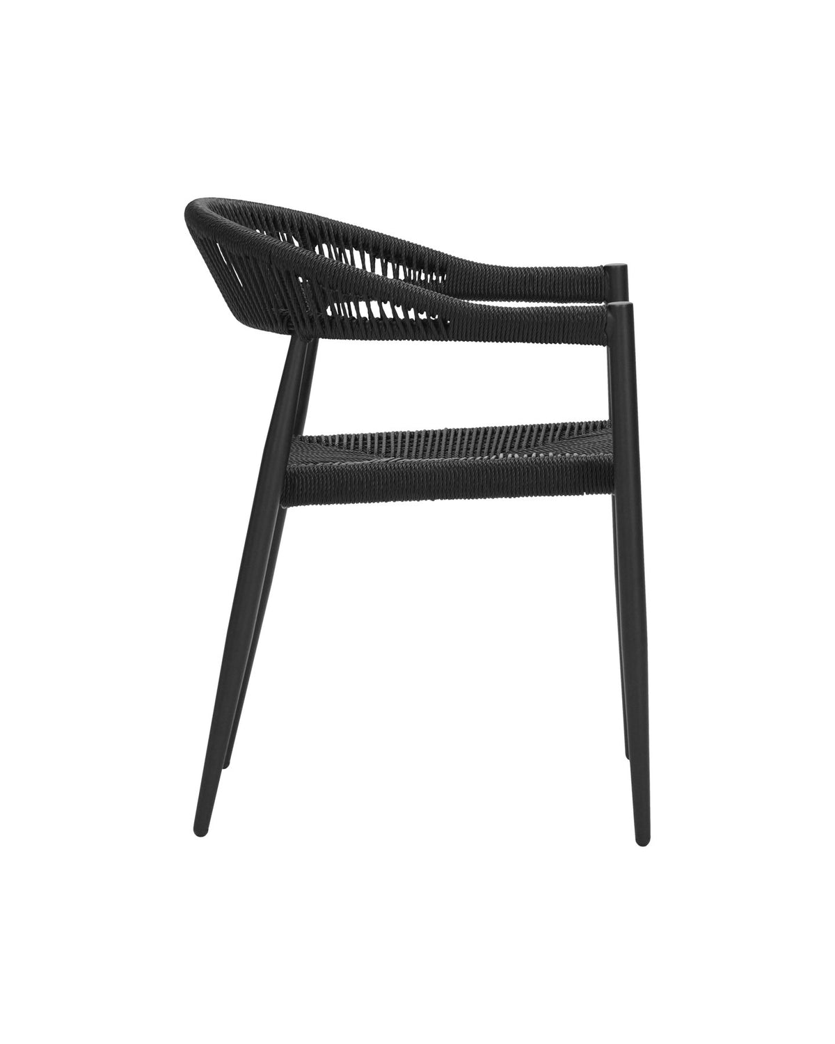 Stuhl, HDCoon, Schwarz in Black präsentiert im Onlineshop von KAQTU Design AG. Gartenstuhl ist von House Doctor
