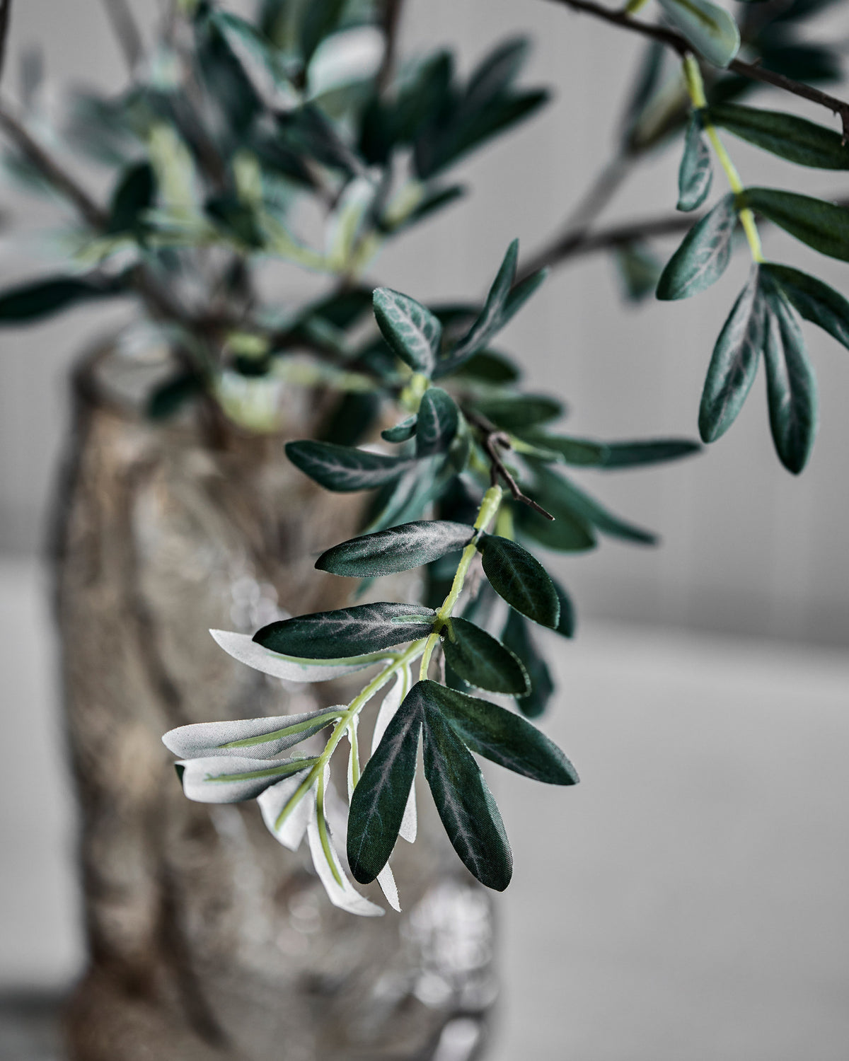 Artificial branch, HDOlive, Grün in Green präsentiert im Onlineshop von KAQTU Design AG. Kunstblume ist von House Doctor
