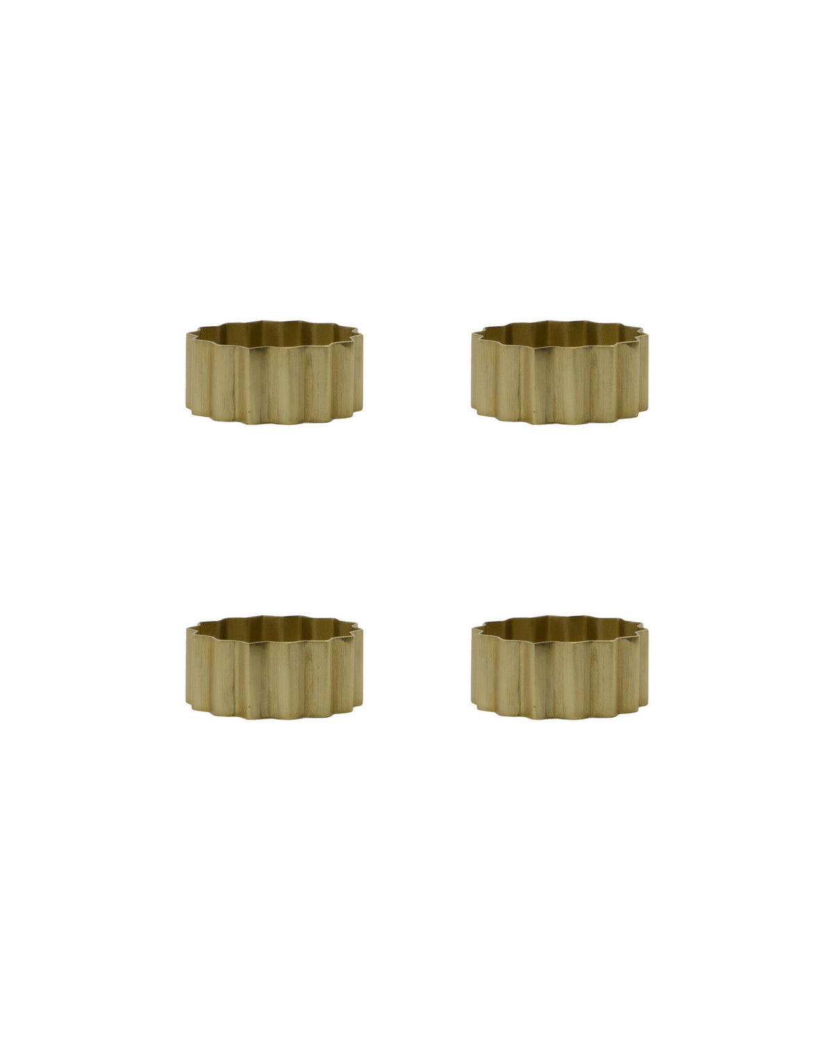 Serviettenringe, HDNello, Goldfarbene Optik in Goldfarbene Oberfläche präsentiert im Onlineshop von KAQTU Design AG. Serviettenhalter ist von House Doctor