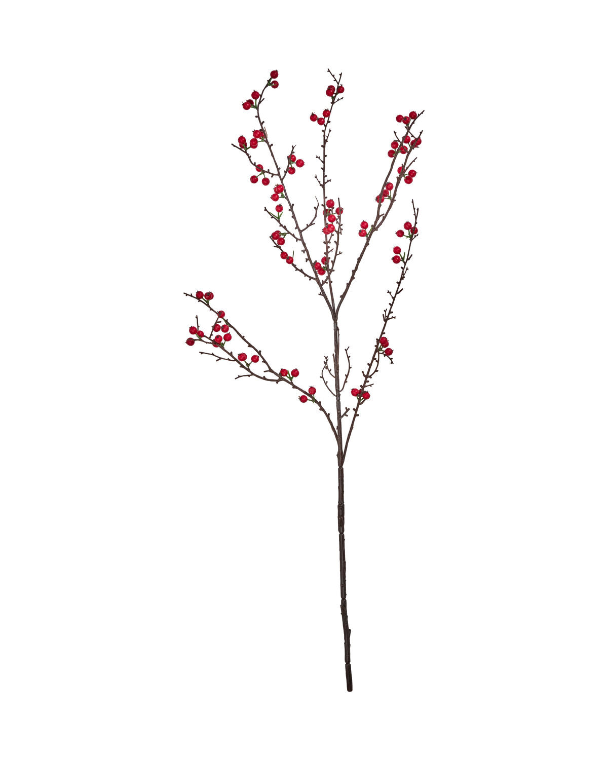 Artificial branch, HDDecor, Rot in Red präsentiert im Onlineshop von KAQTU Design AG. Kunstpflanze ist von House Doctor