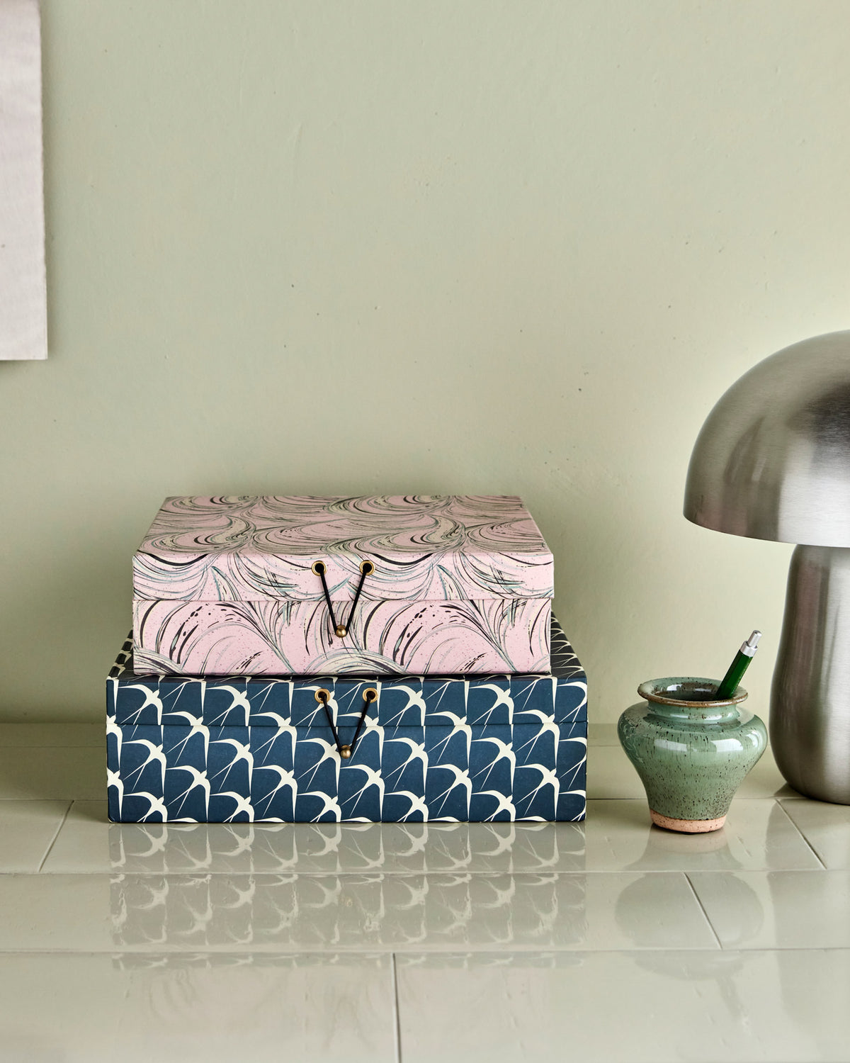 Aufbewahrungsschachteln, HDKeep, Rosa, Dunkelgrau in Pink präsentiert im Onlineshop von KAQTU Design AG. Aufbewahrungsboxen ist von House Doctor