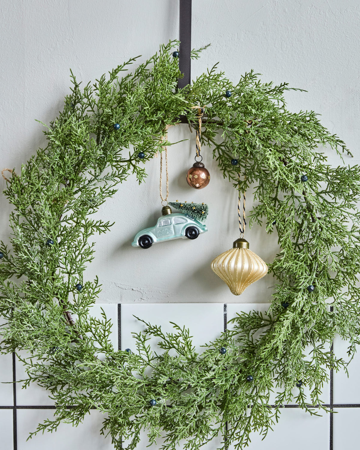 Weihnachtsschmuck, HDCar, Hellblau in Light blue präsentiert im Onlineshop von KAQTU Design AG. Weihnachtszubehör ist von House Doctor