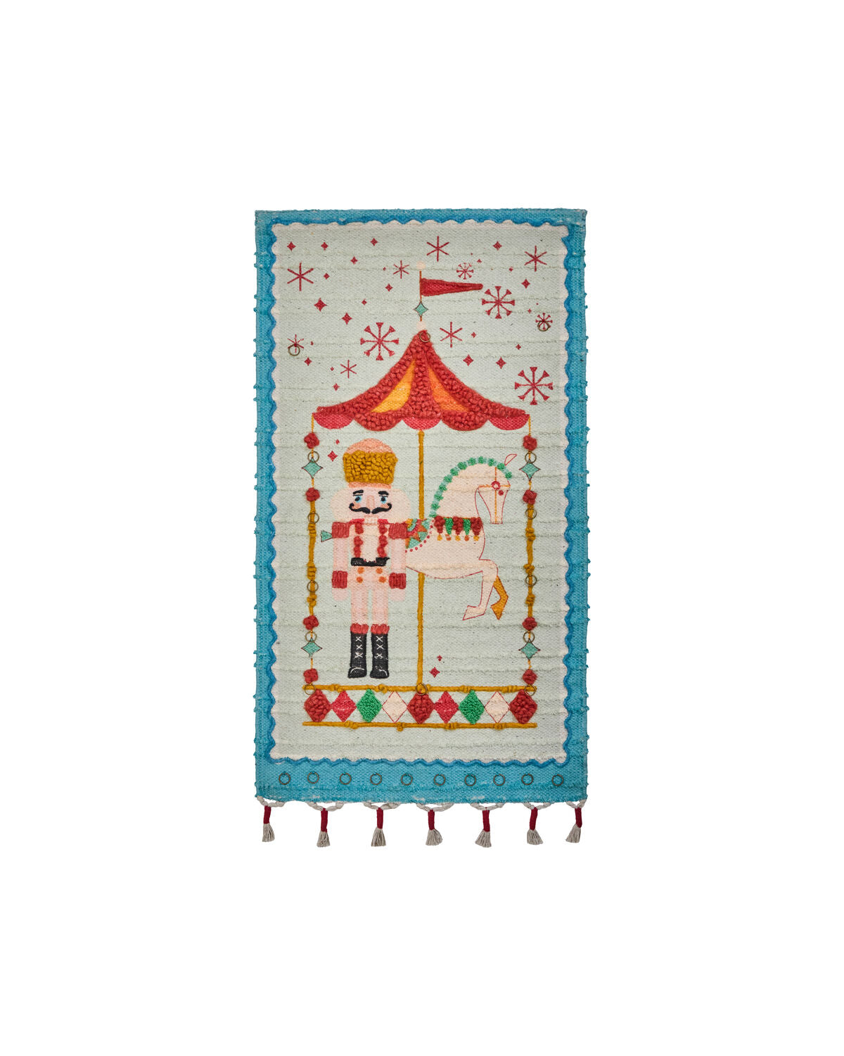 Adventskalender, HDHorse, Grün, Braun, Rot gebrannt in Green präsentiert im Onlineshop von KAQTU Design AG. Weihnachtszubehör ist von House Doctor