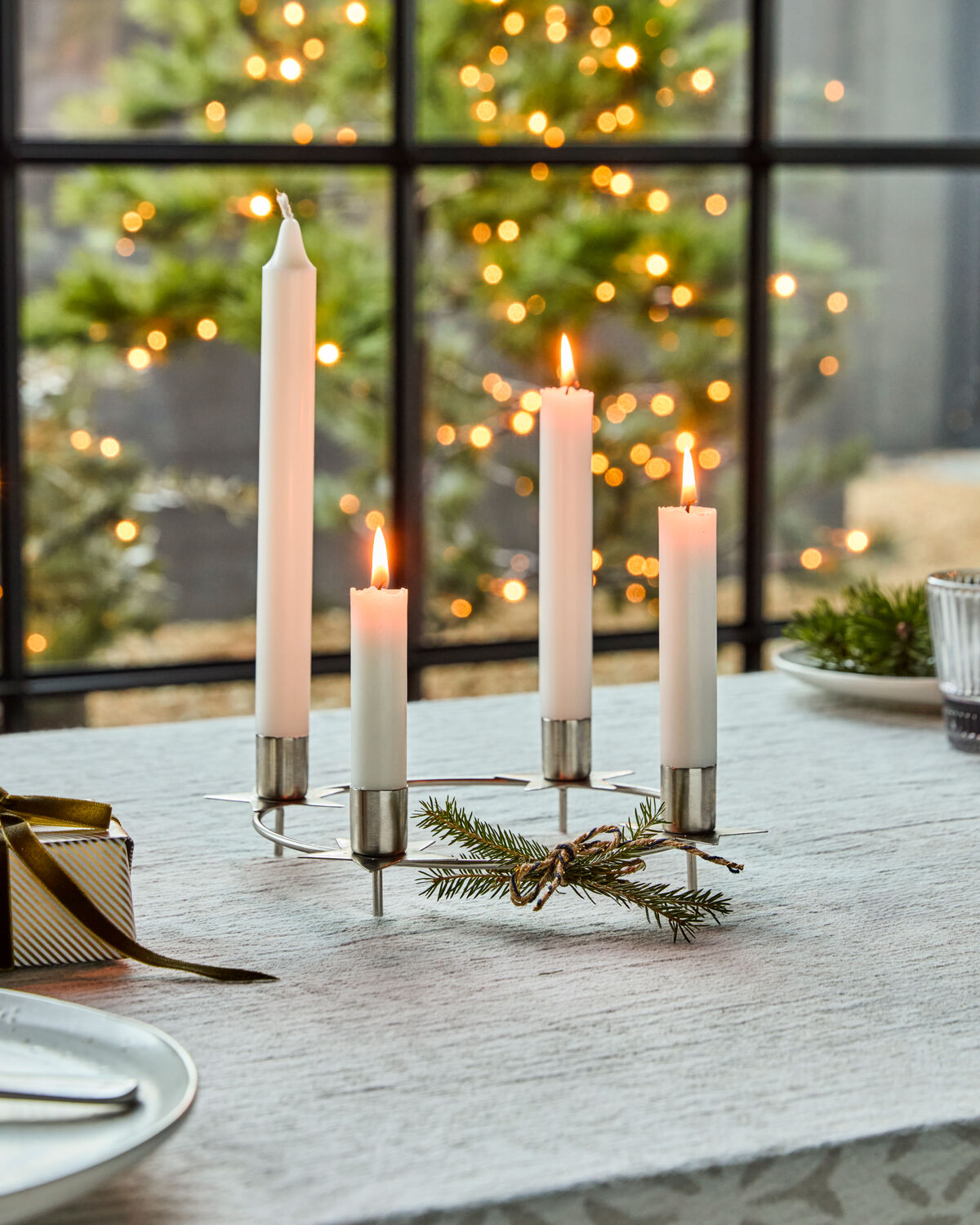 Kerzenständer, HDStage, Silber in Silver präsentiert im Onlineshop von KAQTU Design AG. Kerzenständer ist von House Doctor