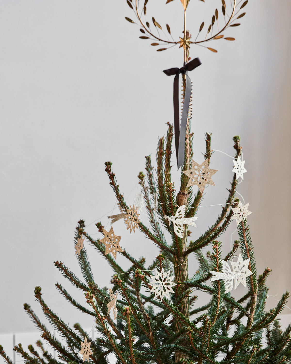 Girlande, HDFigure, Champagner in Champagne präsentiert im Onlineshop von KAQTU Design AG. Weihnachtszubehör ist von House Doctor