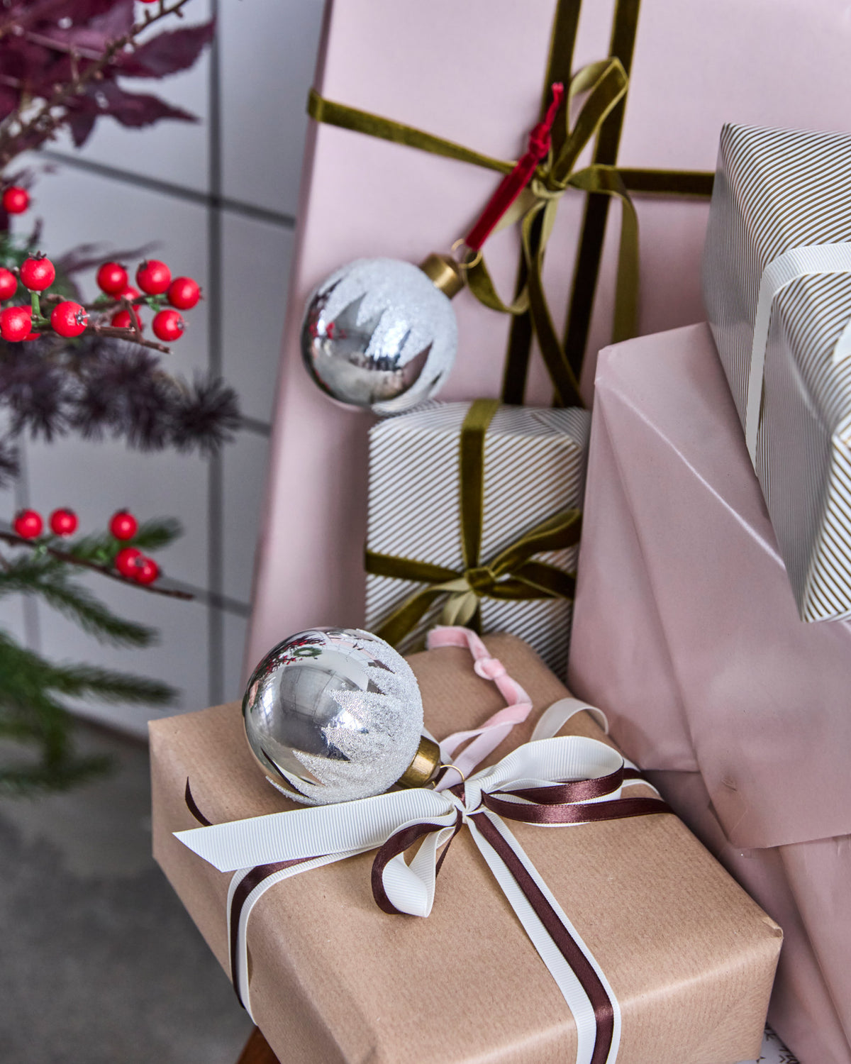 Weihnachtsschmuck, HDBano, Silber in Silver präsentiert im Onlineshop von KAQTU Design AG. Ornament ist von House Doctor