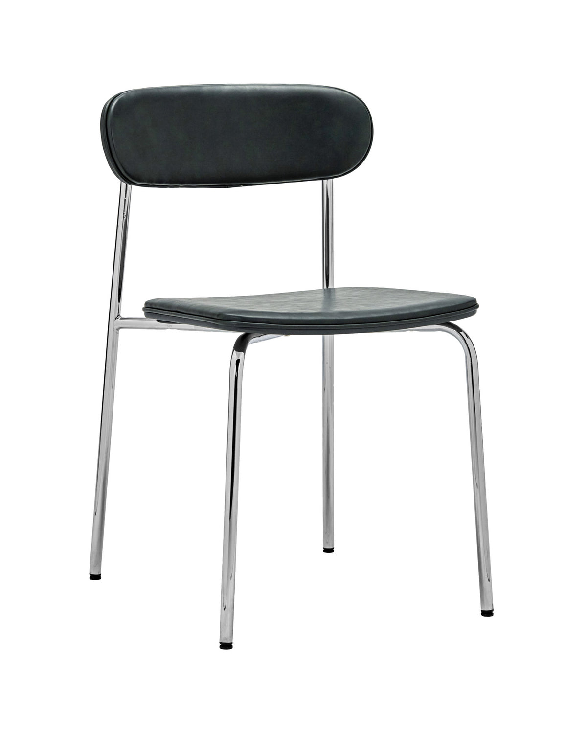 Stuhl, HDPova, Crome, Dunkelgrün in Chrome präsentiert im Onlineshop von KAQTU Design AG. Stuhl ist von House Doctor