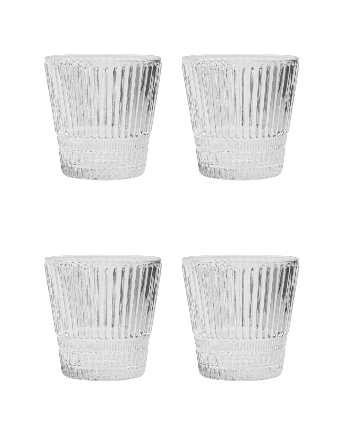 Wasserglas, HDSlots, Klar in Clear präsentiert im Onlineshop von KAQTU Design AG. Trinkgläser ist von House Doctor