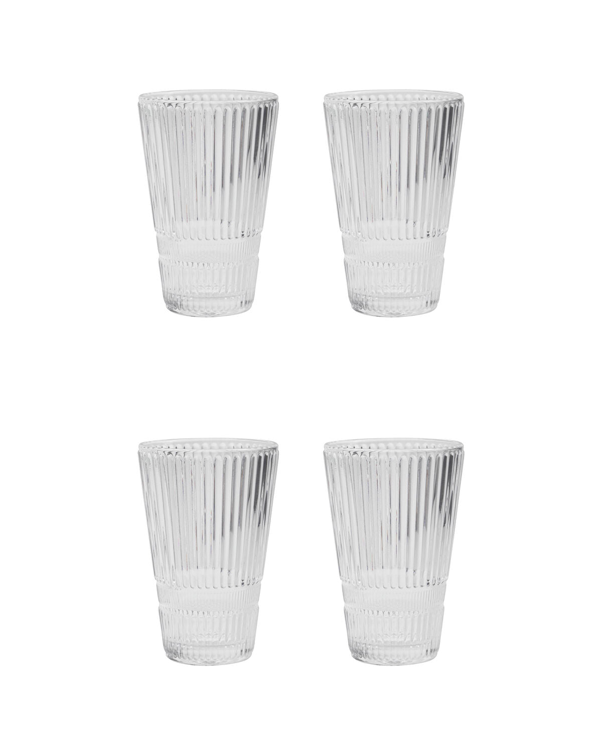 Bierglas, HDSlots, Klar in Clear präsentiert im Onlineshop von KAQTU Design AG. Biergläser ist von House Doctor