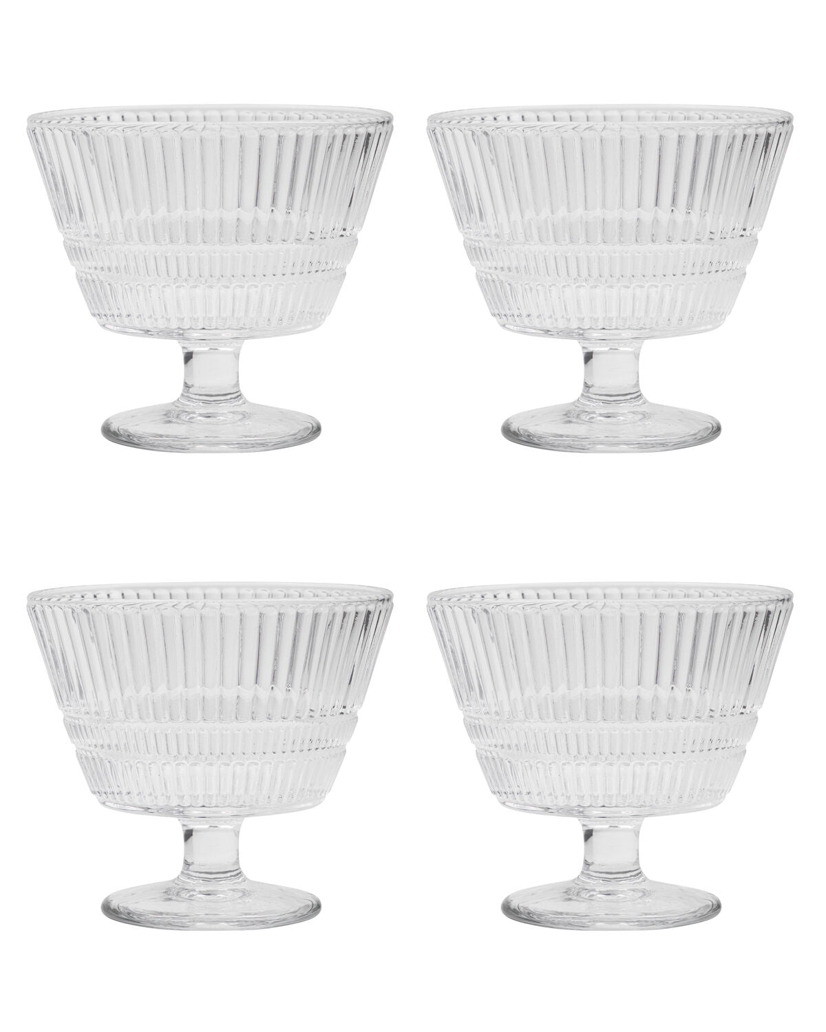 Dessertschale, HDSlots, Klar in Clear präsentiert im Onlineshop von KAQTU Design AG. Schale ist von House Doctor