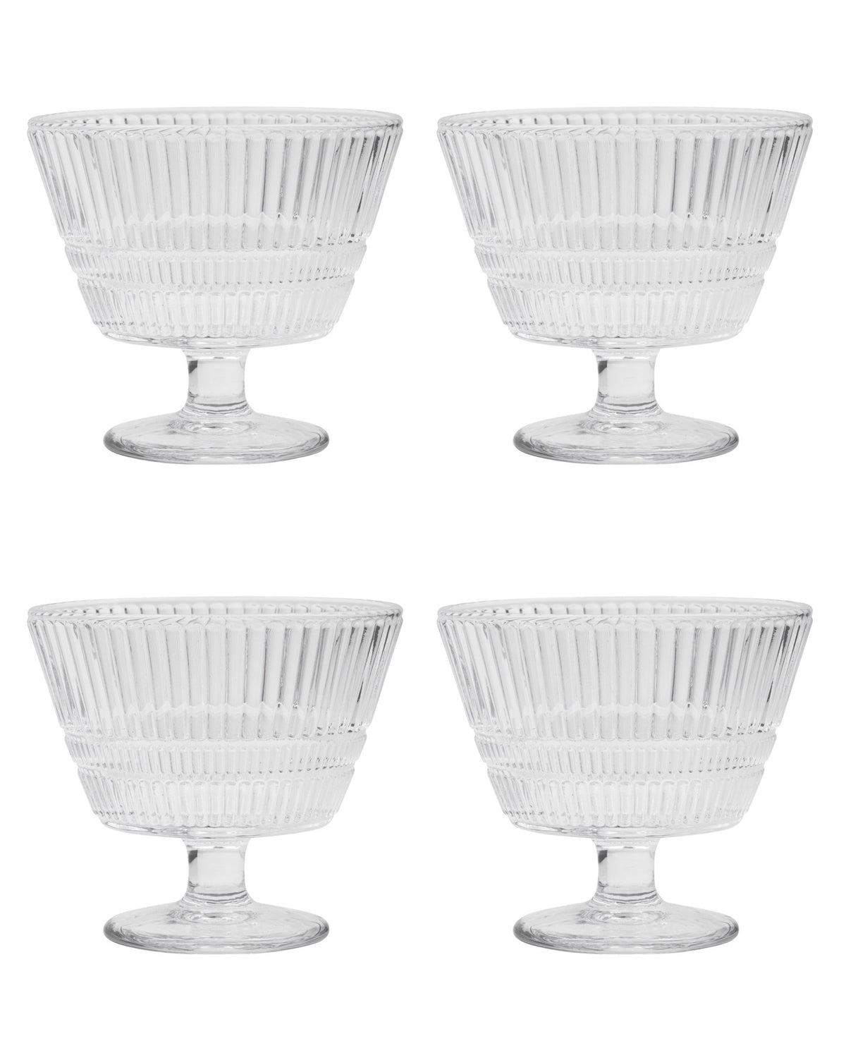 Dessertschale, HDSlots, Klar in Clear präsentiert im Onlineshop von KAQTU Design AG. Schale ist von House Doctor