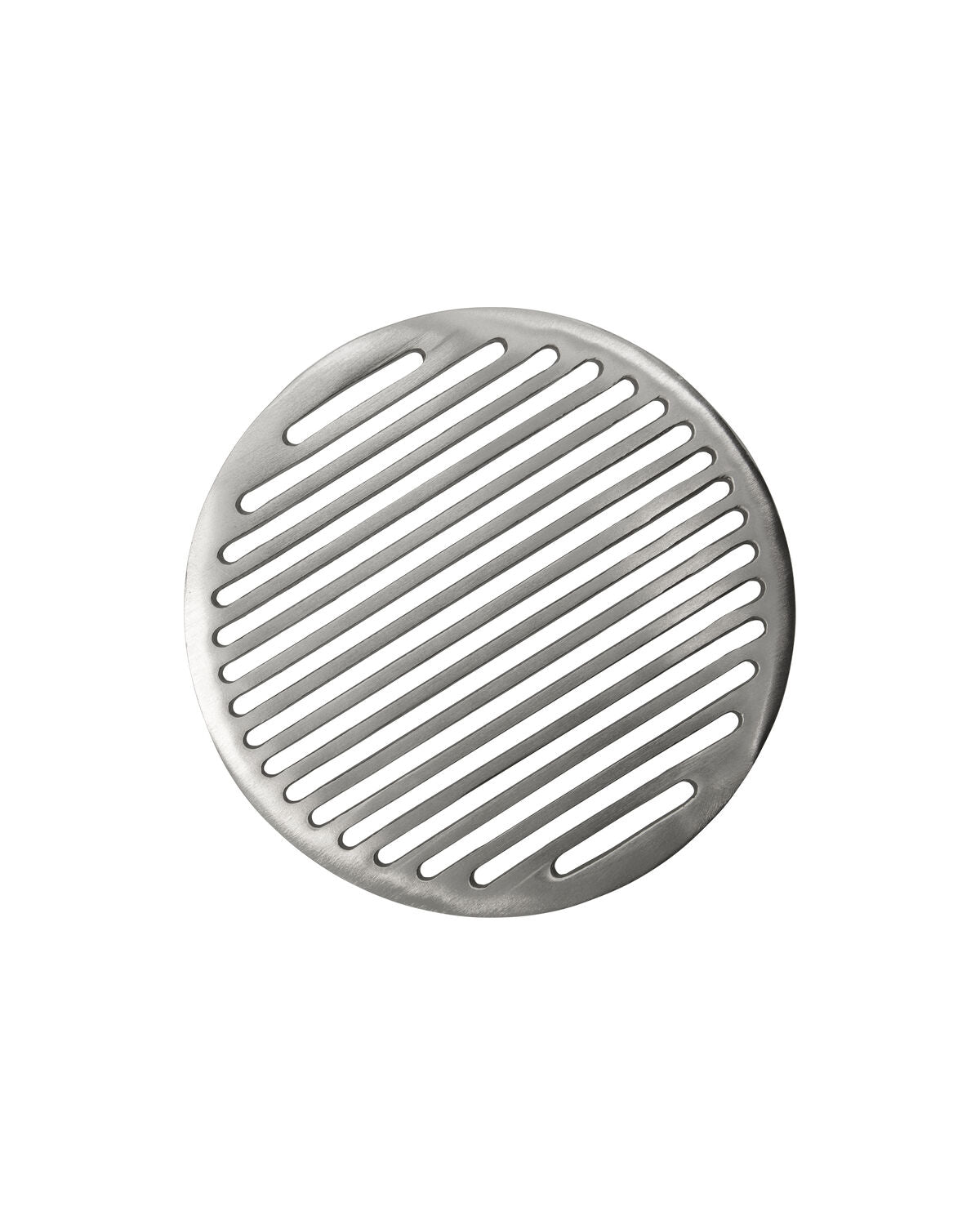 Untersetzer, HDEsme, Gebürstetes Silber-Finish in Brushed silver finish präsentiert im Onlineshop von KAQTU Design AG. Pfannenuntersatz ist von House Doctor