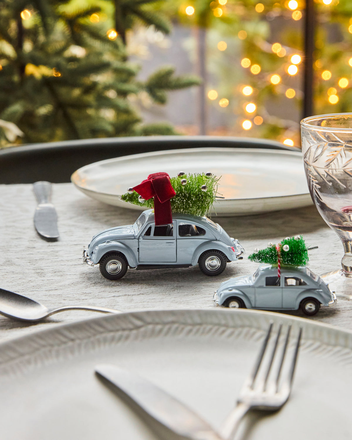 Dekoration, HDXmas car, Hellblau in Hellblau präsentiert im Onlineshop von KAQTU Design AG. Weihnachtszubehör ist von House Doctor