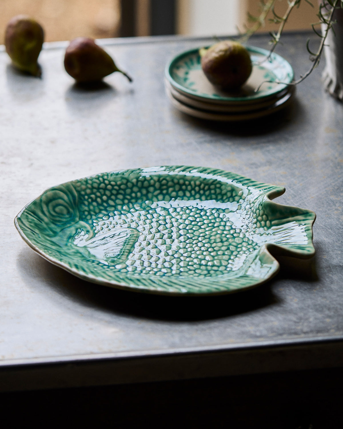 Servierschale, HDDiva, Grün in Green präsentiert im Onlineshop von KAQTU Design AG. Servierplatte ist von House Doctor