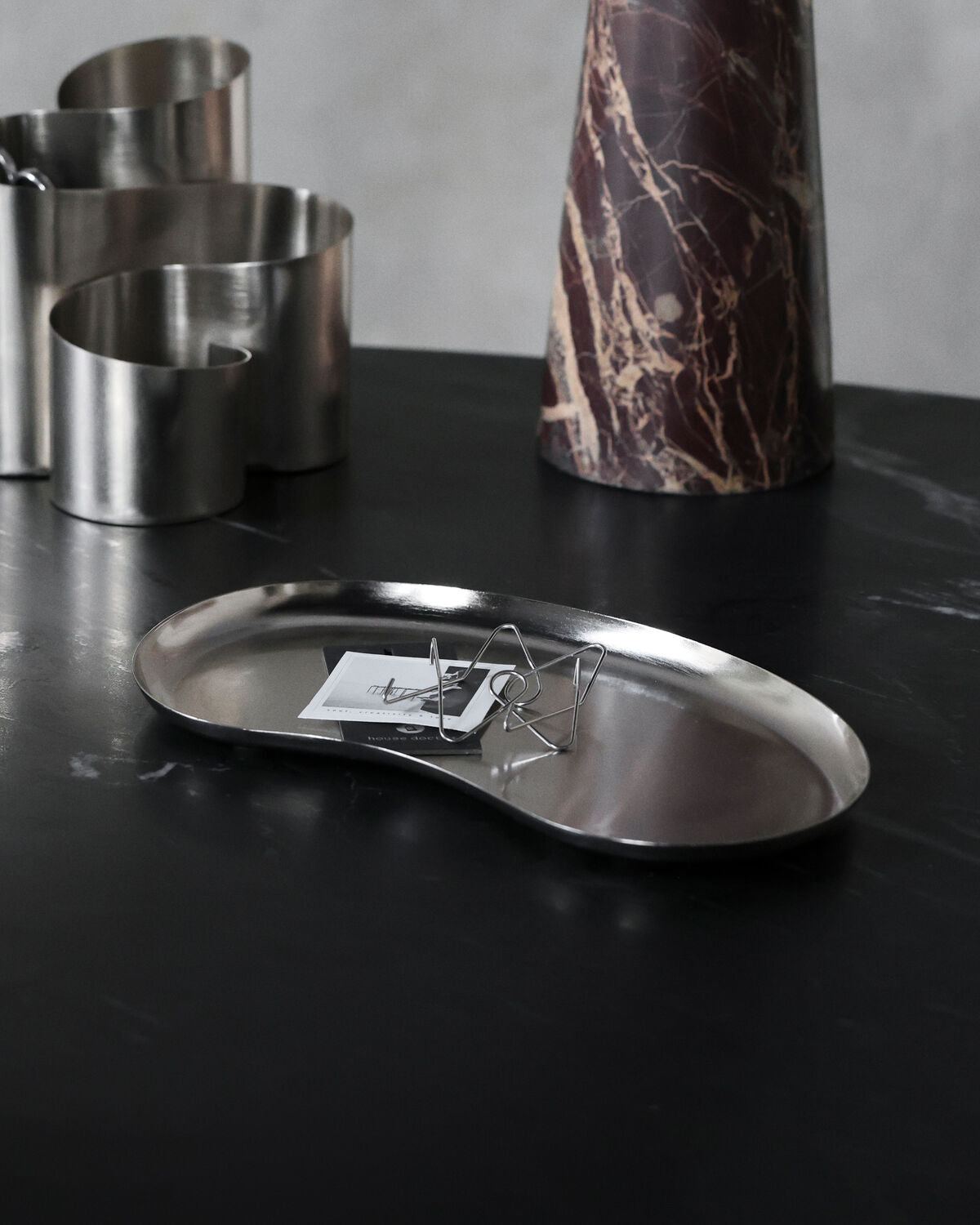 Tablett, HDOsea, Silber-Finish in Silver finish präsentiert im Onlineshop von KAQTU Design AG. Tablett ist von House Doctor