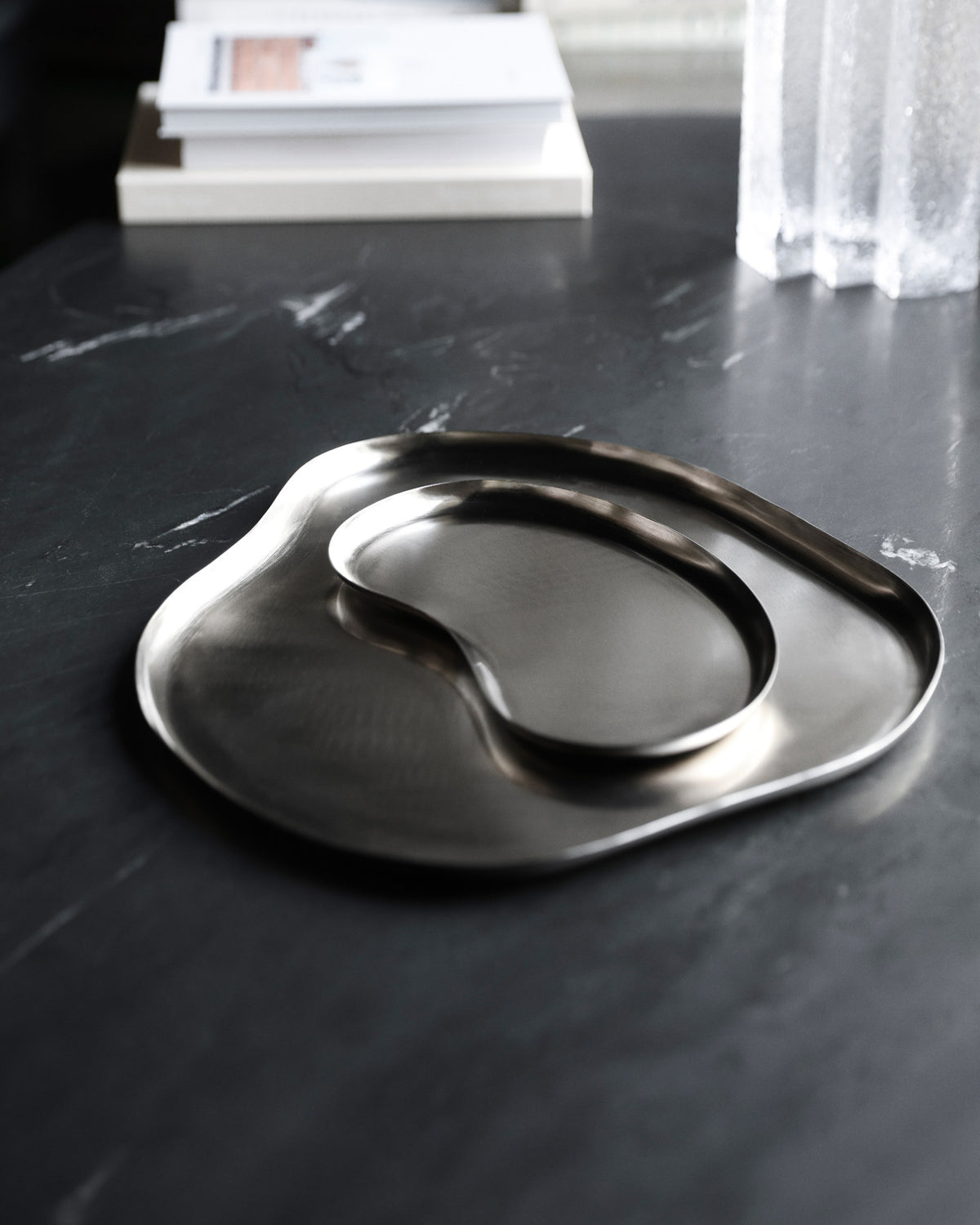 Tablett, HDOsea, Silber-Finish in Silver finish präsentiert im Onlineshop von KAQTU Design AG. Tablett ist von House Doctor