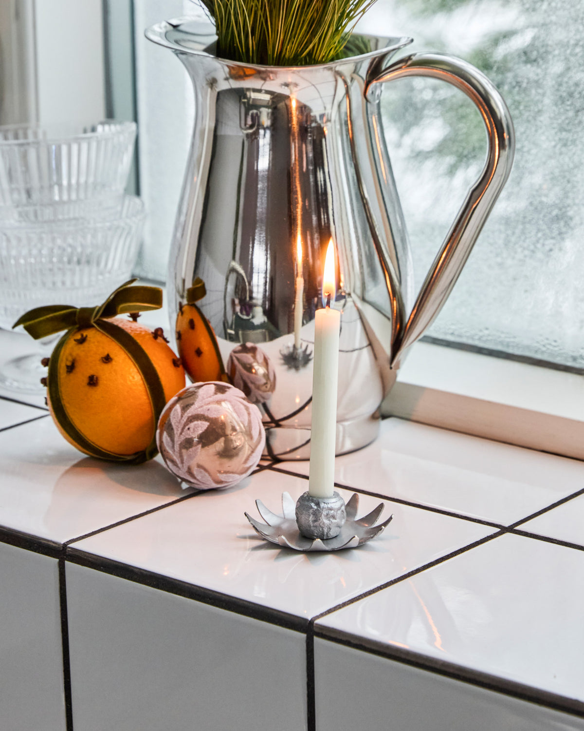 Kerzenständer HDStarry aus Eisen mit Silber-Finish, sterninspirierte Form, handgemacht;Kerzenständer HDStarry aus Eisen mit Silber-Finish, sterninspirierte Form, handgemacht;Kerzenständer HDStarry aus Eisen mit Silber-Finish, sterninspirierte Form, handgemacht