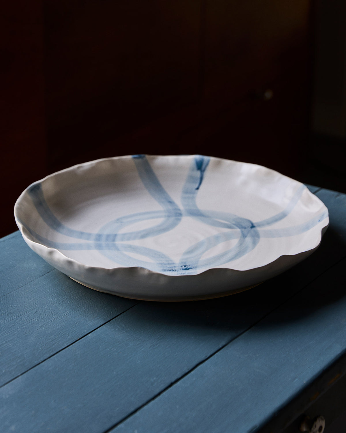 Tablett, HDIsa, Weiß, Hellblau in Weiss präsentiert im Onlineshop von KAQTU Design AG. Tablett ist von House Doctor