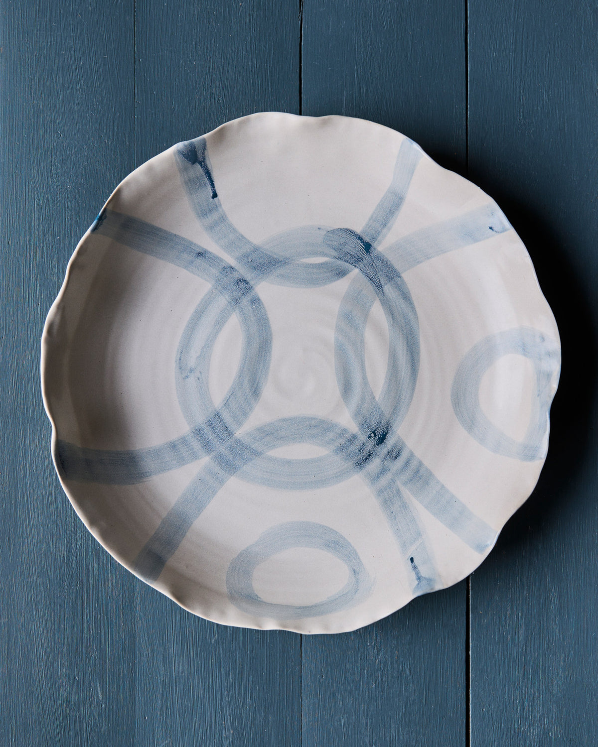 Tablett, HDIsa, Weiß, Hellblau in Weiss präsentiert im Onlineshop von KAQTU Design AG. Tablett ist von House Doctor