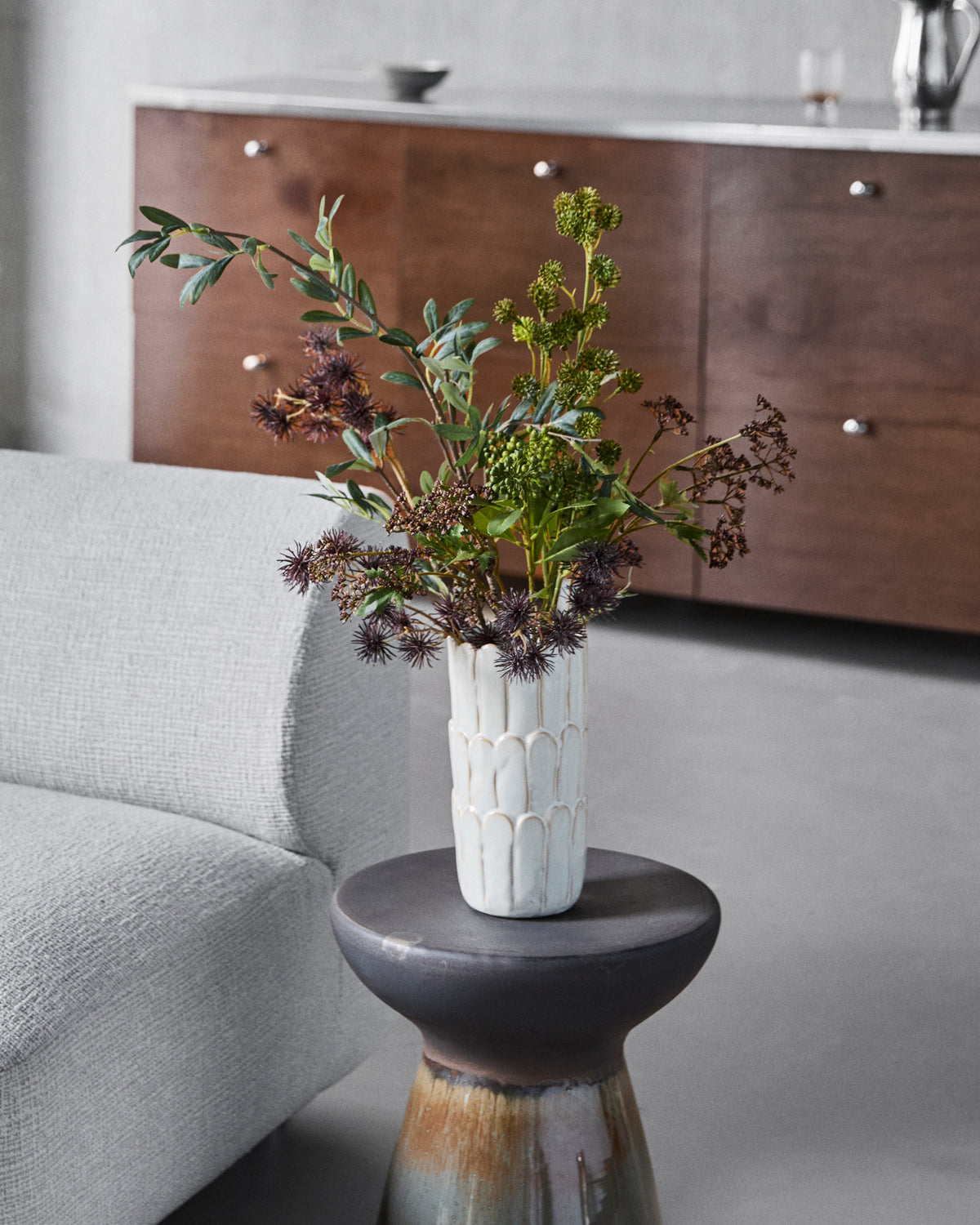 Vase, HDEzra, Off-White in Off-white präsentiert im Onlineshop von KAQTU Design AG. Vase ist von House Doctor