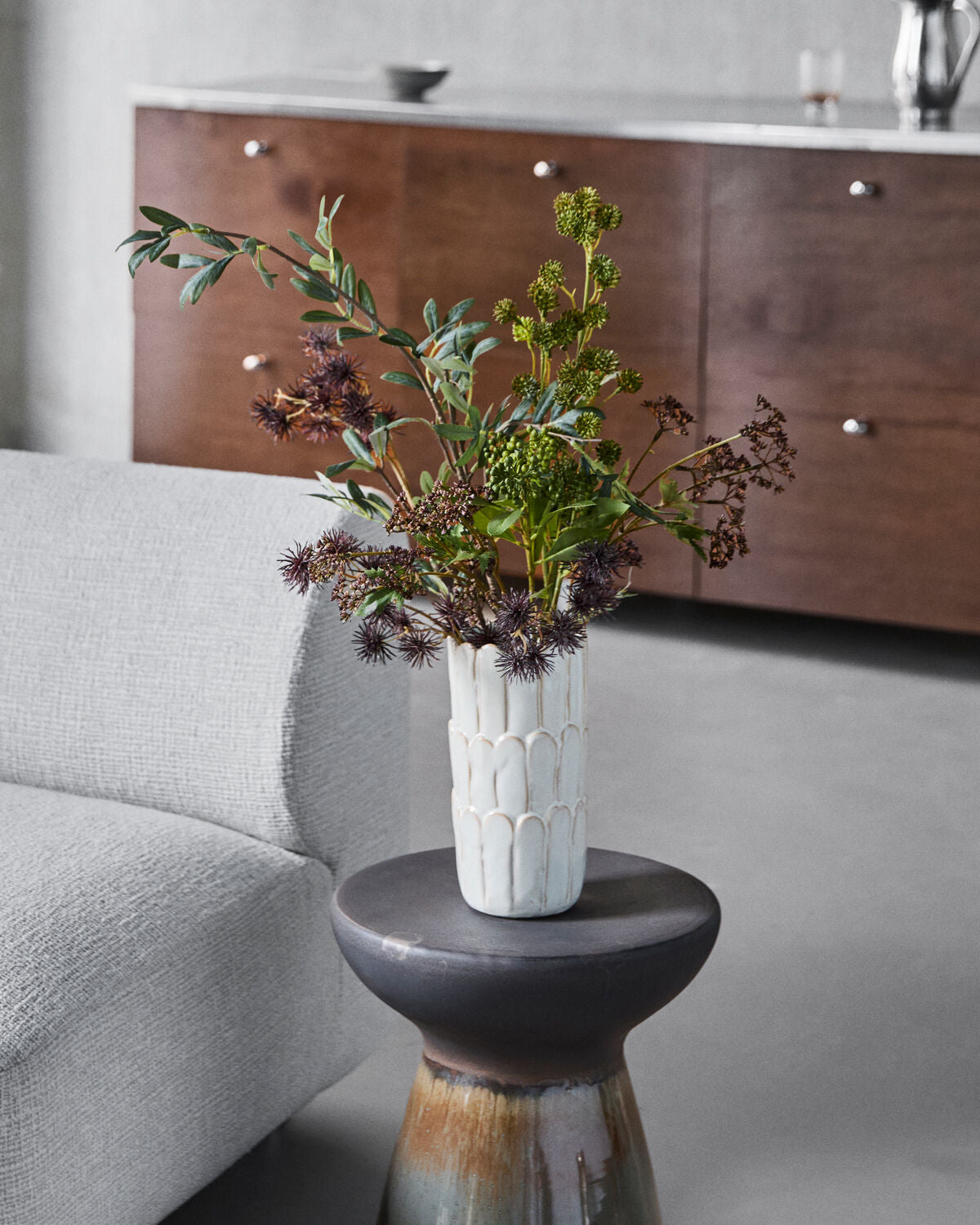 Vase, HDEzra, Off-White in Off-white präsentiert im Onlineshop von KAQTU Design AG. Vase ist von House Doctor
