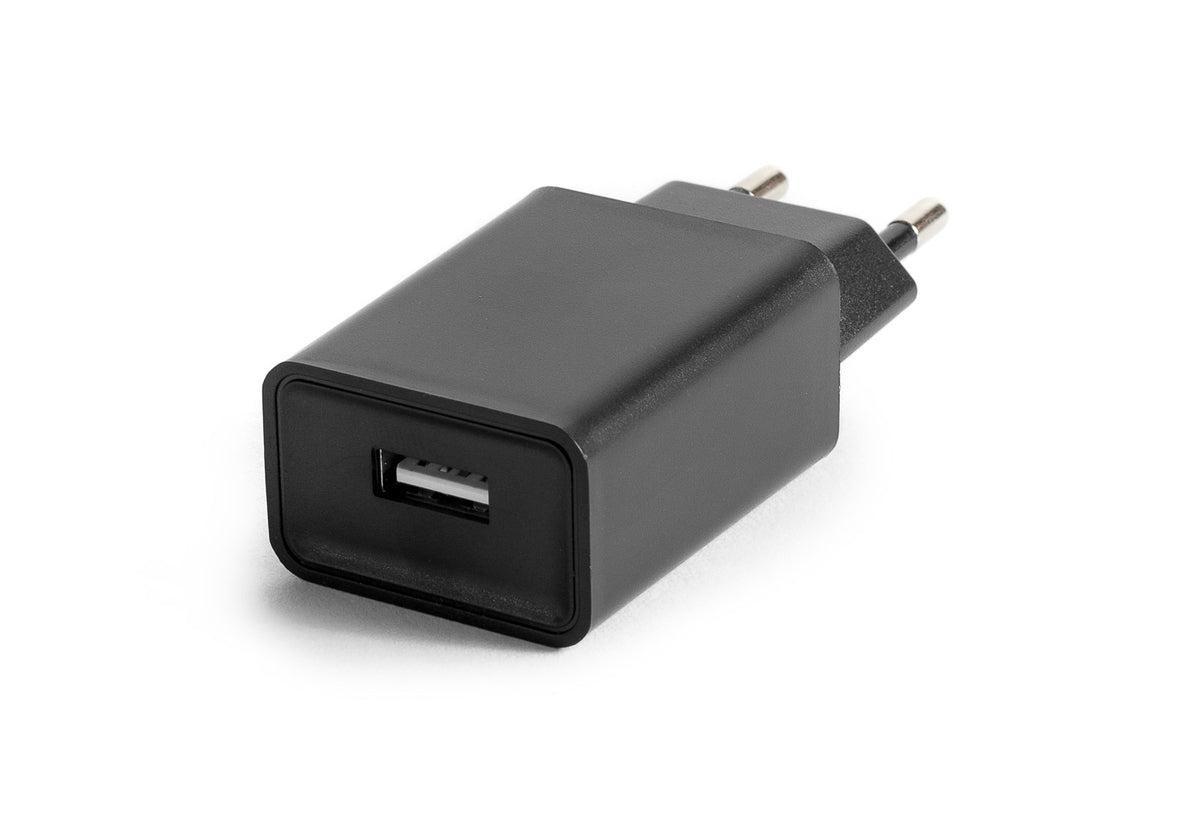 USB-A 1-port adapt. CE 5v 2a in Schwarz präsentiert im Onlineshop von KAQTU Design AG. Ladegerät ist von Humble Light