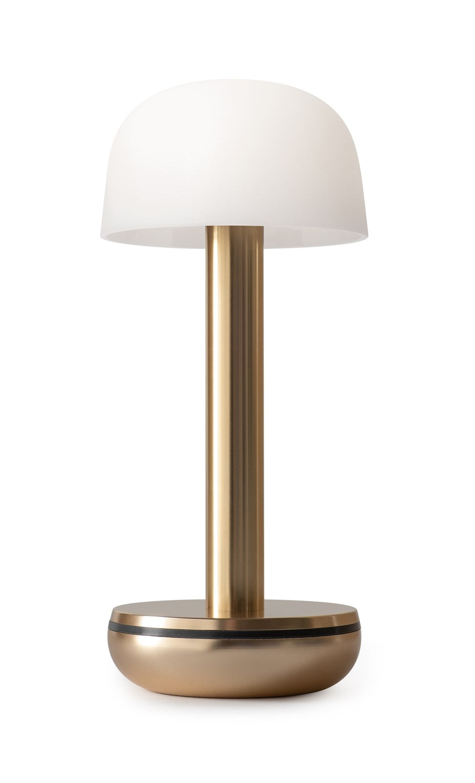 Humble Light two gold u. frosted, 21.2x8.8 cm in Gold/Frosted präsentiert im Onlineshop von KAQTU Design AG. Tischleuchte ist von Humble Light