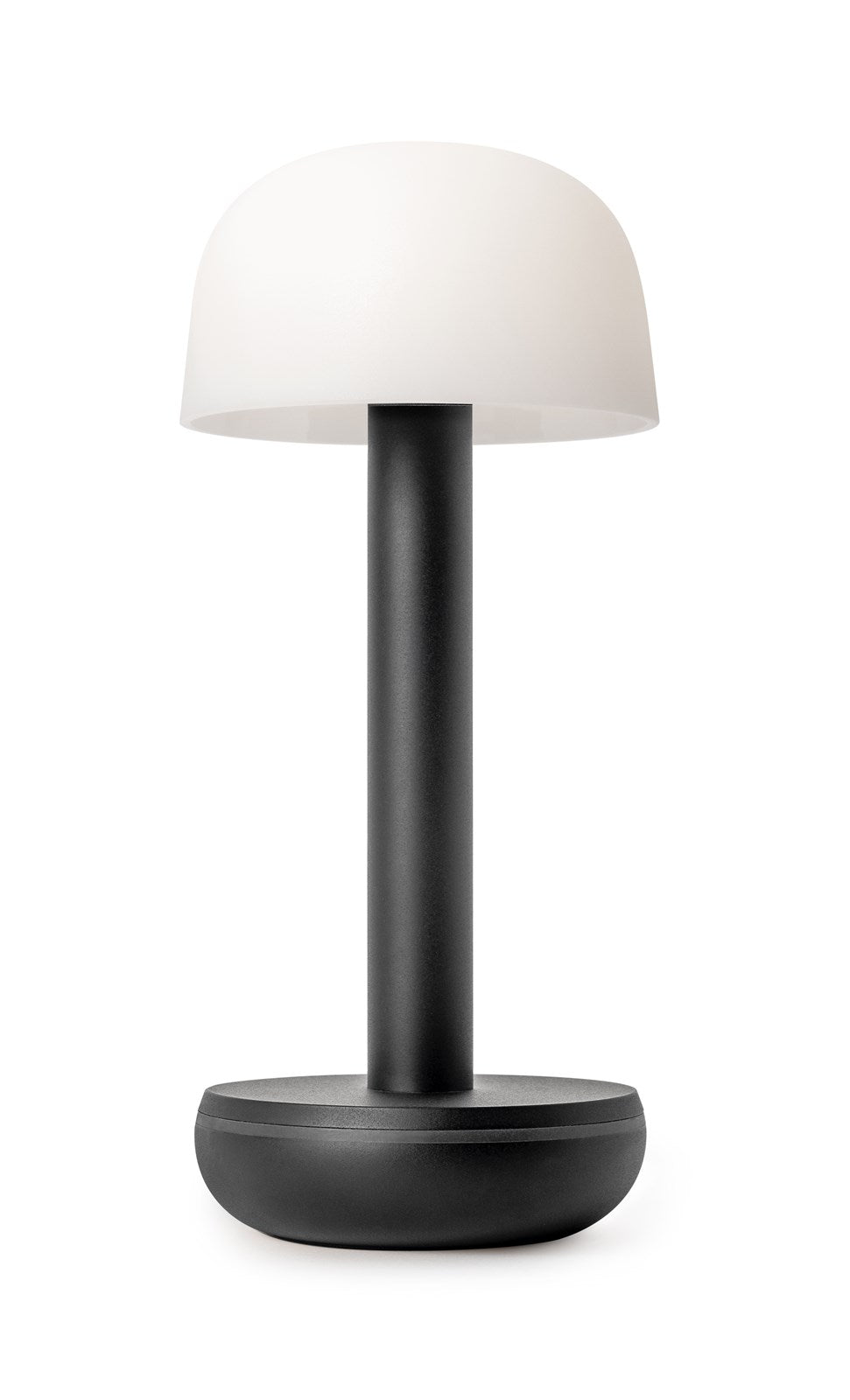 Humble Light two black u. frosted, 21.2x8.8 cm in Schwarz/Frosted präsentiert im Onlineshop von KAQTU Design AG. Tischleuchte ist von Humble Light