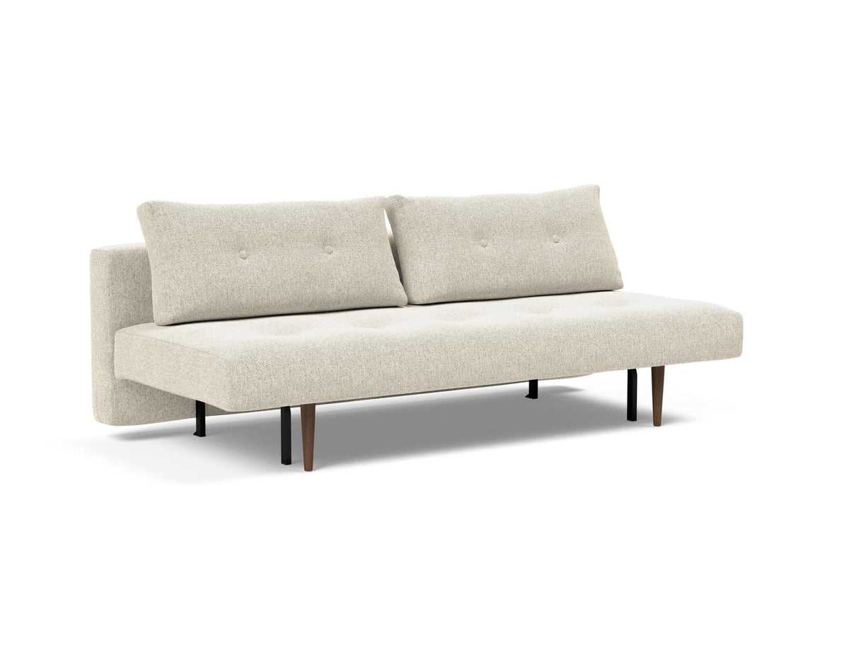 Recast Schlafsofa 140 Dunkel Styletto in 357 Taura Off White präsentiert im Onlineshop von KAQTU Design AG. Bettsofa ist von Innovation Living