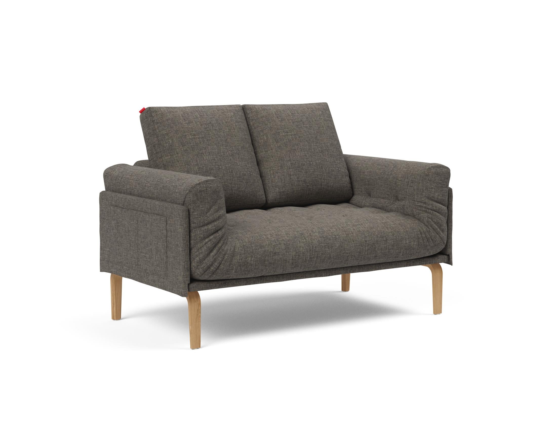 Erleben Sie das Rollo Bow Klappsofa 80 von Innovation Living – ein elegantes, multifunktionales Möbelstück mit edlem Classic-Gestellbezug.