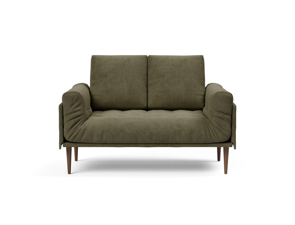 Rollo Styletto Klappsofa 80 mit Gestellbezug Classic in 316 Cordufine Pine Green präsentiert im Onlineshop von KAQTU Design AG. Bettsofa ist von Innovation Living