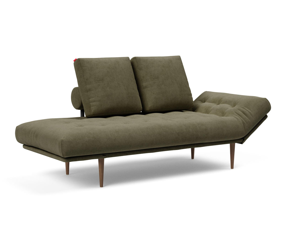 Rollo Styletto Klappsofa 80 mit Gestellbezug Classic in 316 Cordufine Pine Green präsentiert im Onlineshop von KAQTU Design AG. Bettsofa ist von Innovation Living